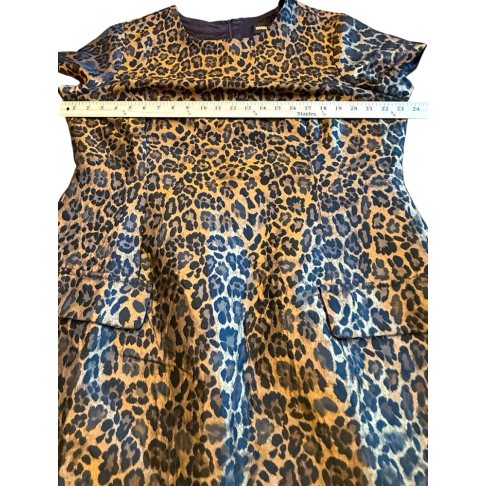 Fashion Nova Leopard Print Mini Dress 2X Brown Black NWT - Picture 16 of 16